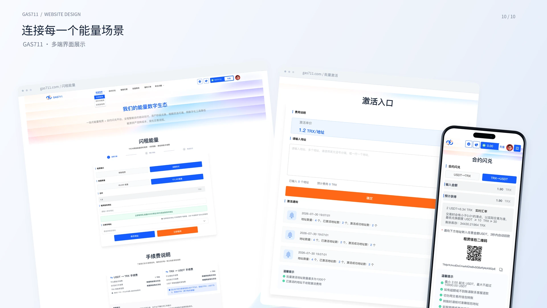 官网页面 · 多端总览